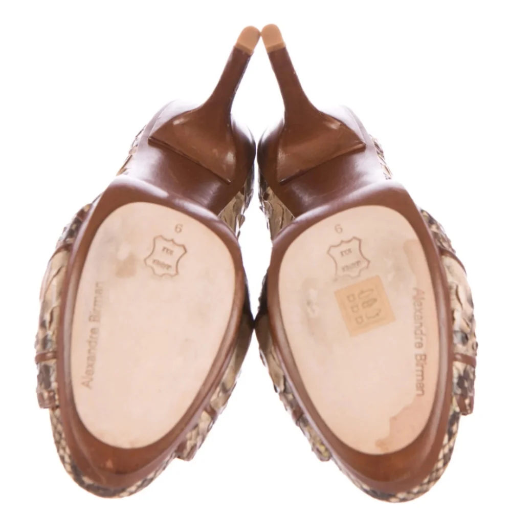 Alexandre Birman Genuine Snakeskin shoes